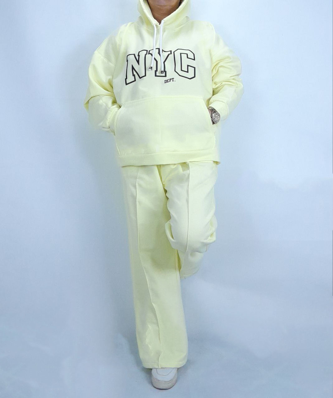    ست هودی شلوار دورس   